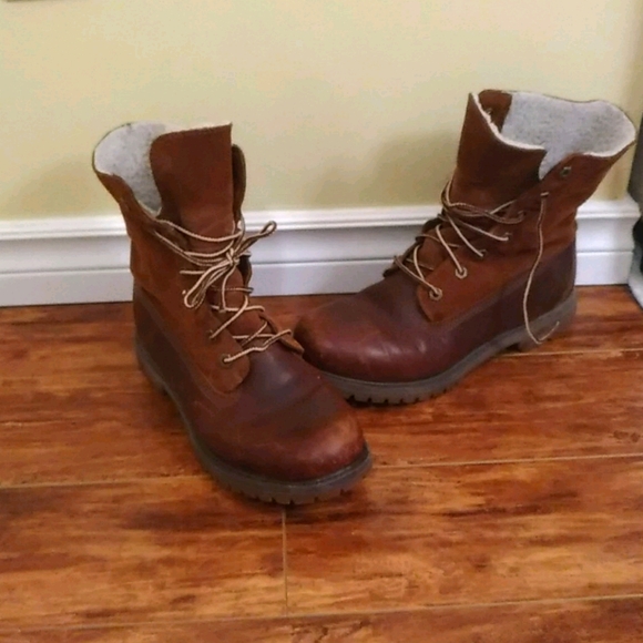 Brown winter timberland boots - Picture 1 of 1